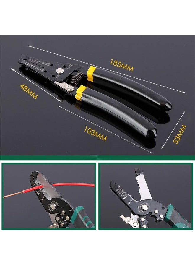 JZS Wire Stripper Cutting Plier Wire Cutter Plier Tool Multifunction Scissors,Curved Handle - Image 2