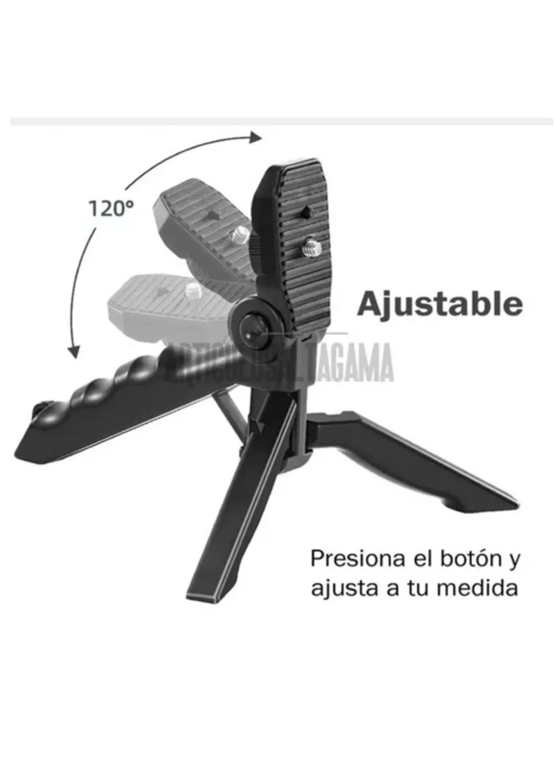 JAJEEK "Ultimate Smartphone Vlogging Kit – Tripod, Microphone, Fill Light, Phone Clip, & Remote for iPhone & Android" - Image 4