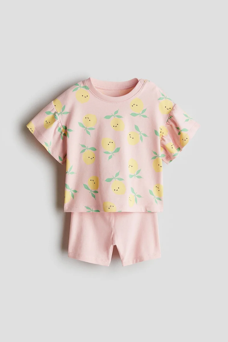 H&M 2-piece cotton jersey set