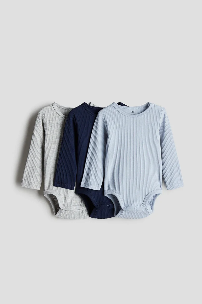 اتش اند ام 3-pack ribbed bodysuits
