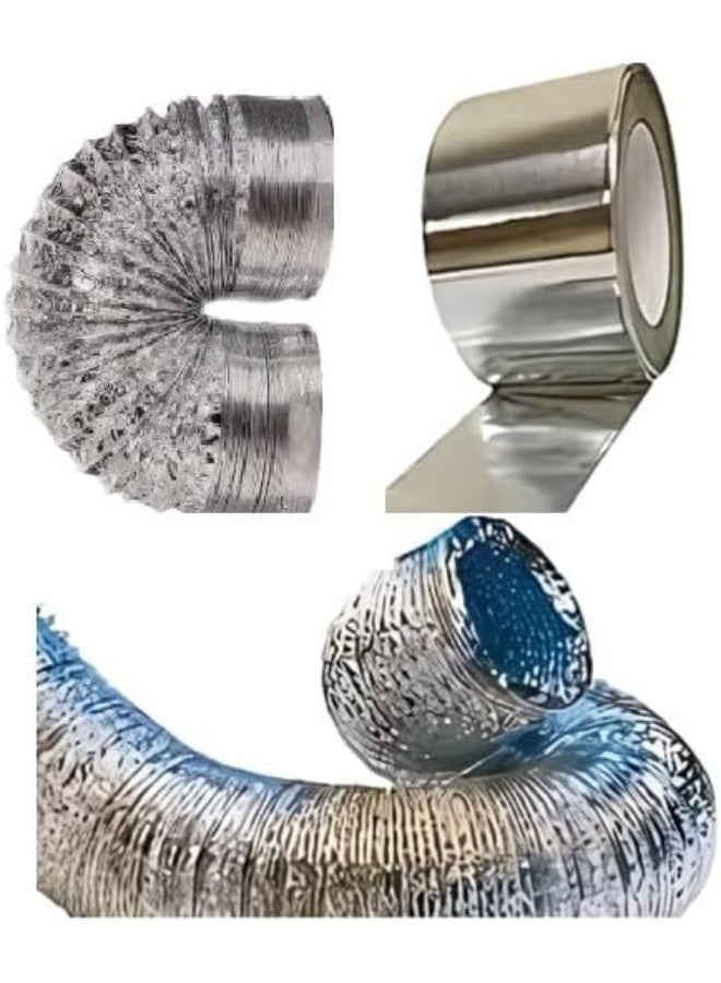 Kitchen, water heater, and stove flue hose, 2.5 meters, 5 inches - 5-inch chimney exhaust pipe with adhesive reel - Image 3