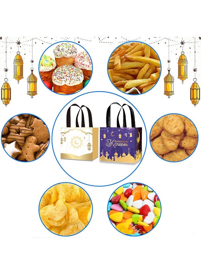 Yoawllty Ramadan Gifts Bags, Ramadan Decorations, Ramadan Nonwoven Candy Cookie Snack Packaging Bag Box Muslim Islamic Festival Party Supplies  - Image 4