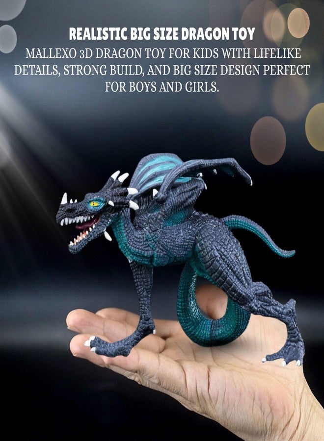MALLEXO Realistic Mythic Dino Dragon Animals Toy for Kids 3+| Attractive Prehistoric Magical Dragon Dinosaur Action Figurine Toys for Boys and Girls Birthday Gift for Children Educational & Decor Item - Image 5