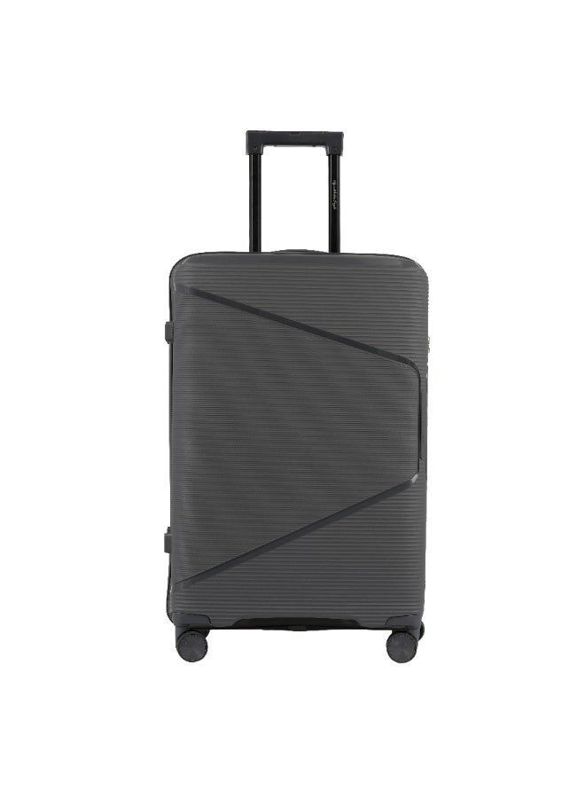 Eagle Express Cruiser Elite 3-Piece Premium PP Hard Shell Travel Luggage Set – 20/24/28 Inch, Dark Grey - Image 3