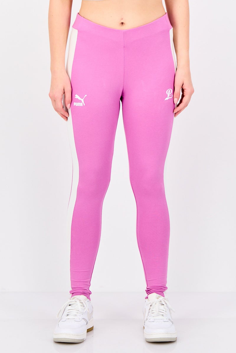 PUMA Women Sportswear Fit Training Leggings, Purple - Image 1