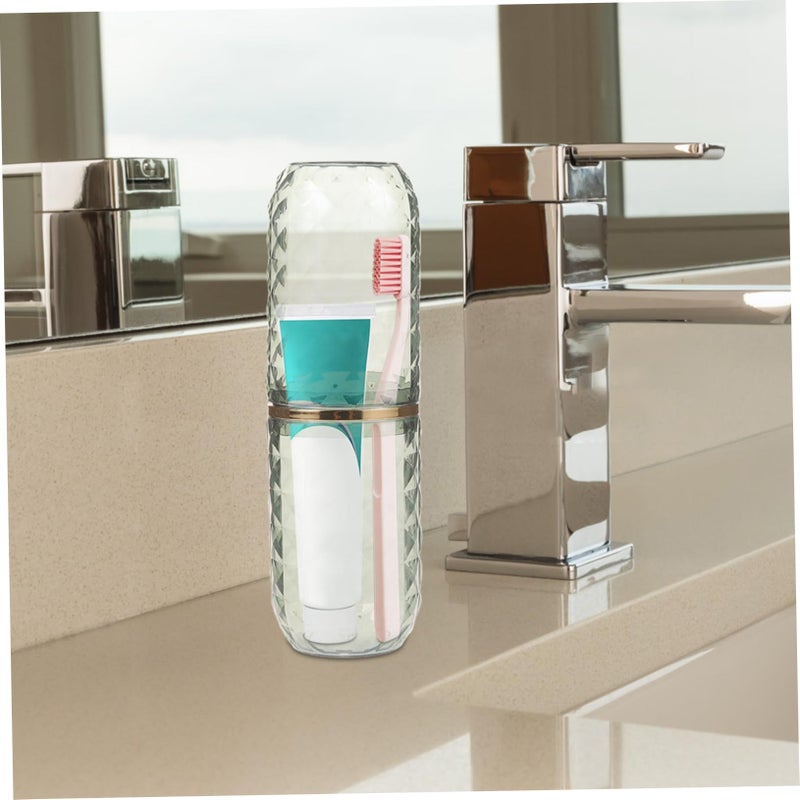 Portable Travel Toothbrush Holder Case With Toothpaste Modern Design - Image 5