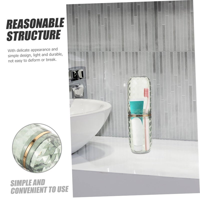 Portable Travel Toothbrush Holder Case With Toothpaste Modern Design - Image 4
