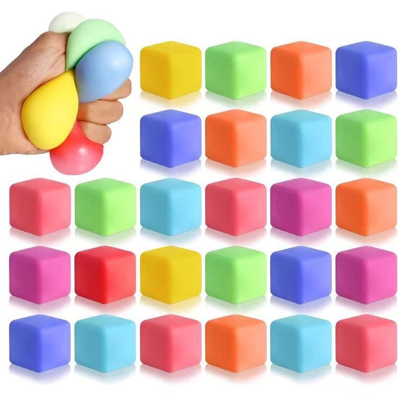 Cube Squishy Toy TPR Slow Rebound Stress Relief Toy - Image 3