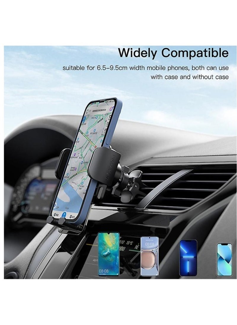Yesido C163 Air Vent Transparent Car Mount Phone Holder" - Image 5