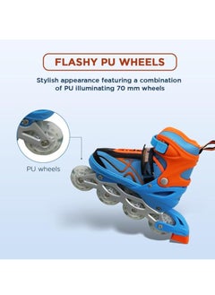 ENDLESS  Inline Adjustable Skates | Aluminium Chassis and 70 mm PU Wheels | All Wheels Flash, ABEC 7 Bearings  - Image 5