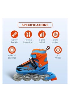 ENDLESS  Inline Adjustable Skates | Aluminium Chassis and 70 mm PU Wheels | All Wheels Flash, ABEC 7 Bearings  - Image 3
