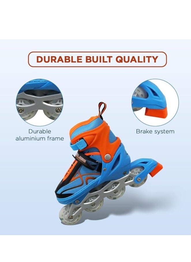 ENDLESS  Inline Adjustable Skates | Aluminium Chassis and 70 mm PU Wheels | All Wheels Flash, ABEC 7 Bearings  - Image 4