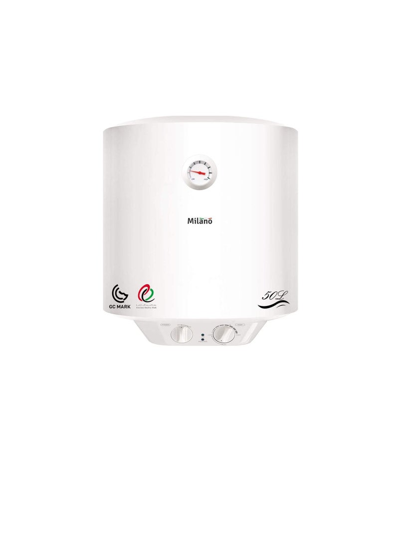 DANUBE HOME - Danube Home Milano Electric Water Heater Vertical, White, 50 Liter - 450 x 558 mm - Image 1