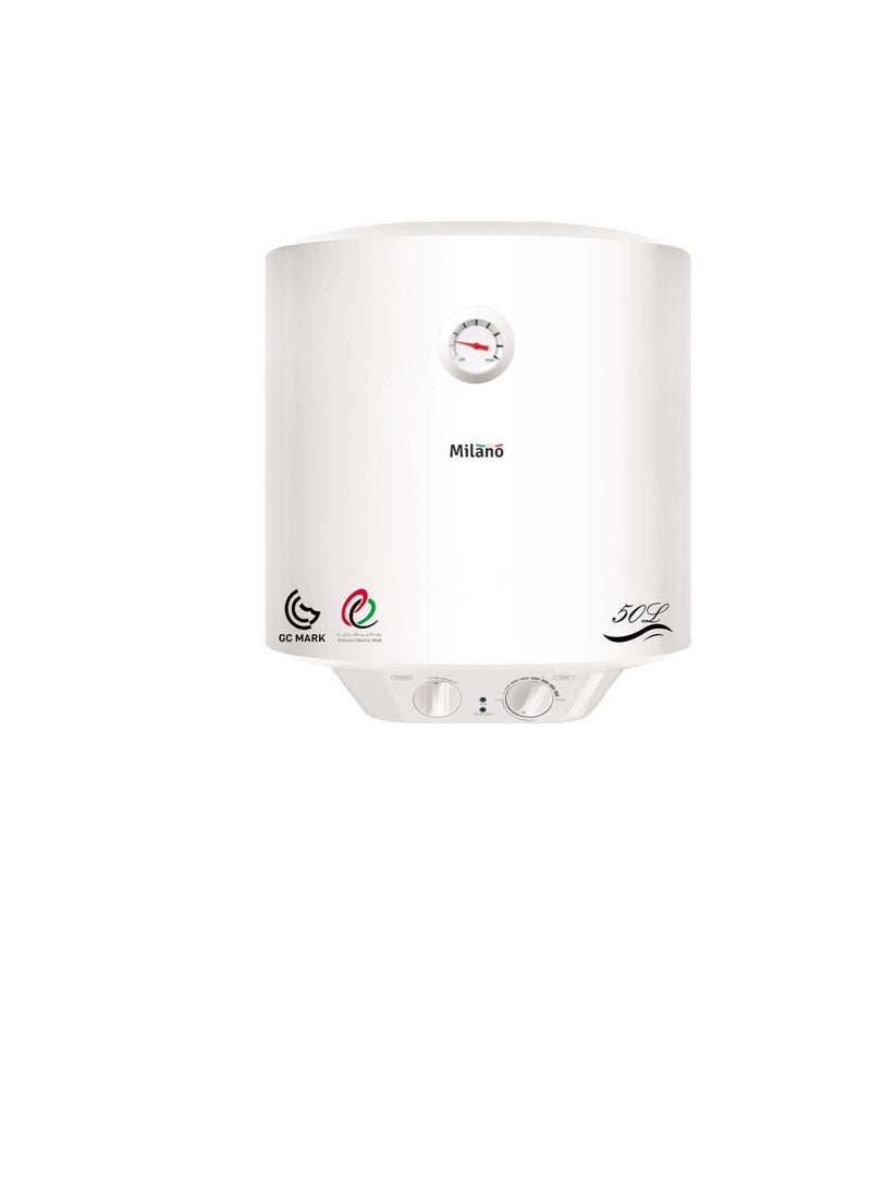DANUBE HOME - Danube Home Milano Electric Water Heater Vertical, White, 50 Liter - 450 x 558 mm - Image 1