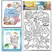 CHGCRAFT Manatee Pattern Clear Stamps Turtle Seaweed Starfish Transparent Embossing Silicone Stamp Seal for DIY Scrapbooking and Card Making Paper Craft Decor 63 43 in - Image 2