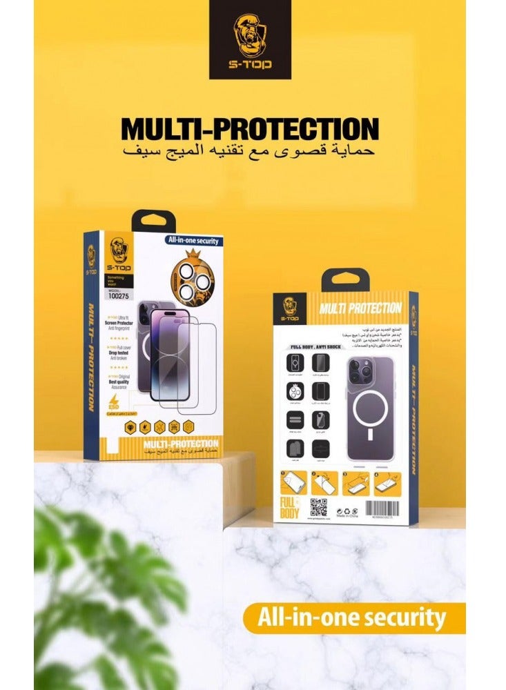 اس-توب بكج الحماية المتكامل الأصلي من إس توب ايفون 15 (10in1) - Image 2