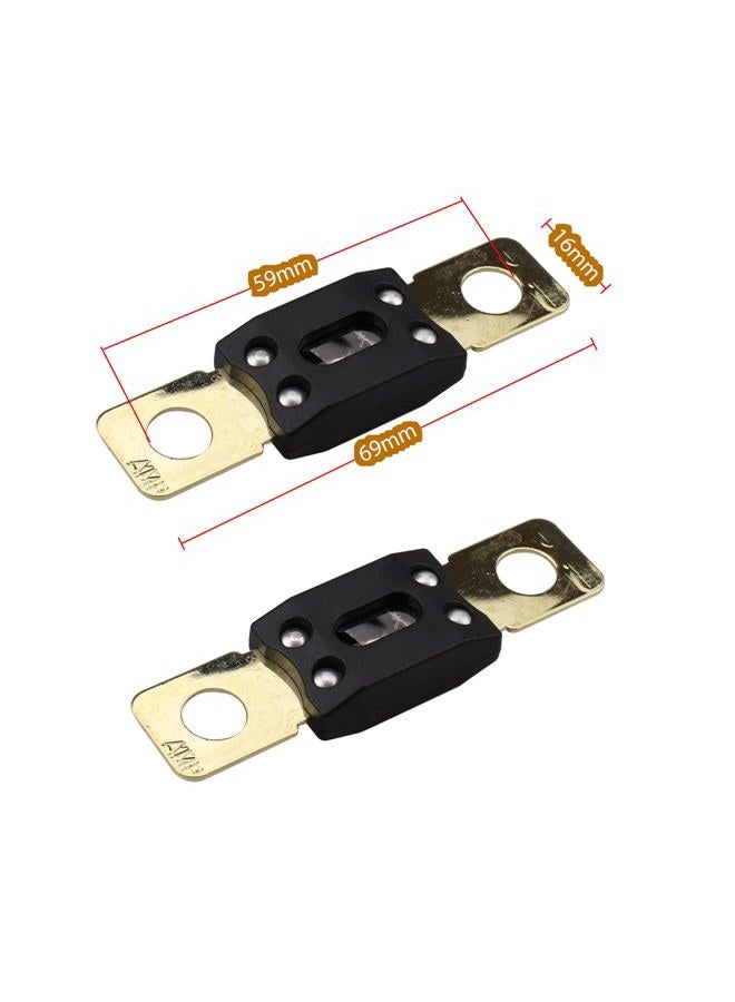 VOZINMOST 1 Way MEGA/AMG Fuse Holder 400A, Bolt Down Fuse M8 5/16" (2 Pack 400A Fuse + 1 Way Fuse Holder) - Image 5