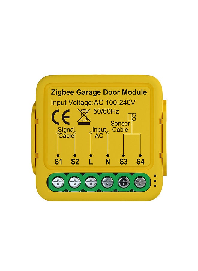 Tuya ZigBee Gate Opener Intelligent Garage Door Controller Module Mobilephone Remote Tuya APP Control Compatible with Alexa and  Home