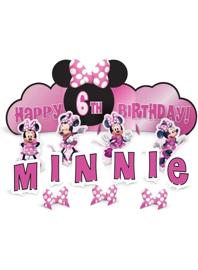 Amscan Disney Minnie Forever Table Decorating Kit