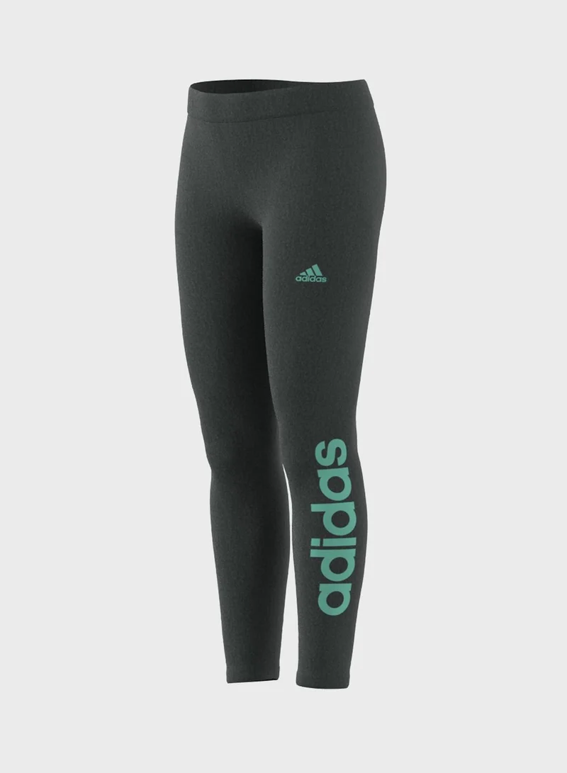 Adidas Essentials Linear Logo Cotton Leggings
