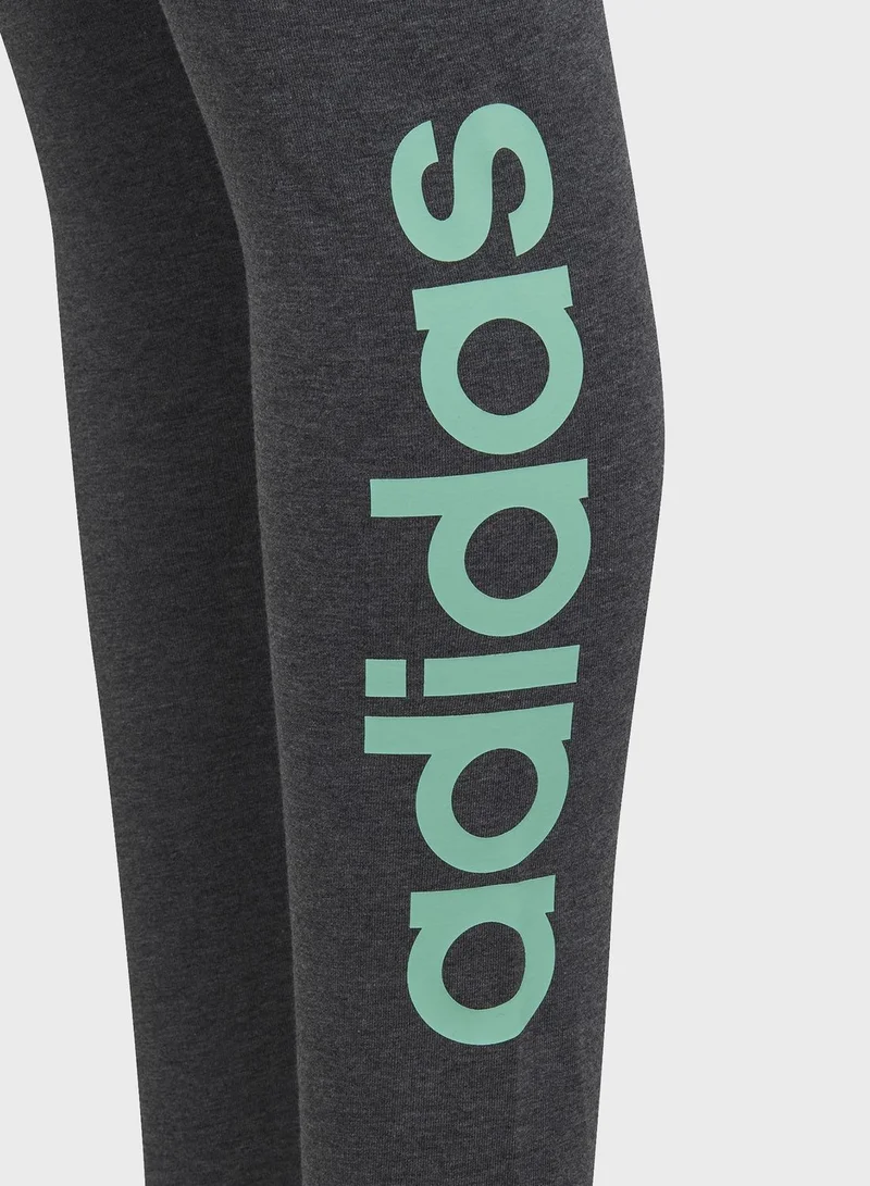 Adidas Essentials Linear Logo Cotton Leggings