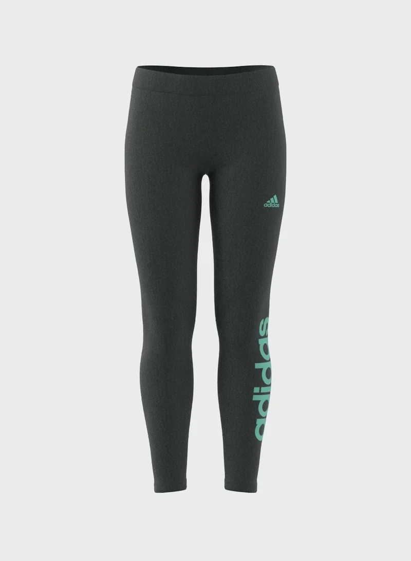 Adidas Essentials Linear Logo Cotton Leggings