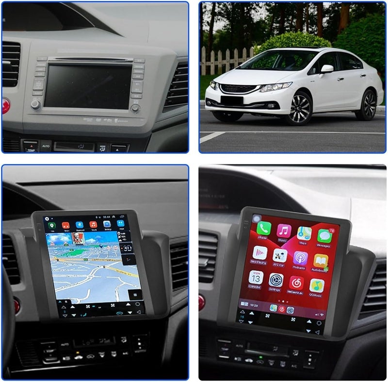 Vuzmode 2 Din Android 10 Car Multimedia Player for Civic - Image 5