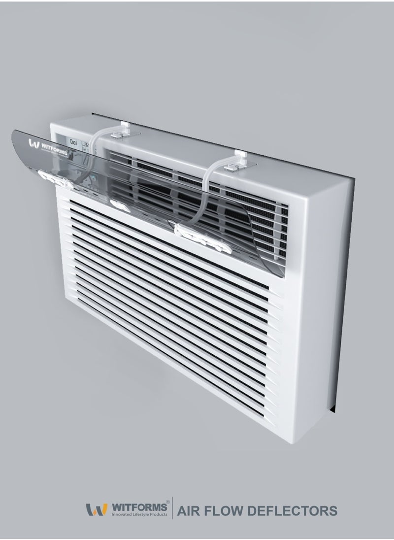 Witforms WITFORMS/WINDOW TOP - Adjustable air conditioner air deflector, suitable for window air conditioners (top air outlet). Improves cooling and heating circulation.  - Image 3
