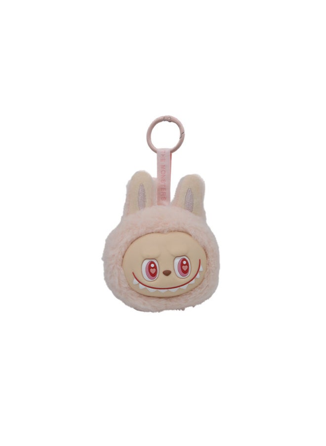 Generic - Generation Vinyl Plush Head Type Small Pendant Second Generation Cloth Key Chain Ugly Cute Doll Doll Batch-Specifications:Pink (please Take Multiples Of 12)-Color:Height 10.5*8cm (54g) - Image 1