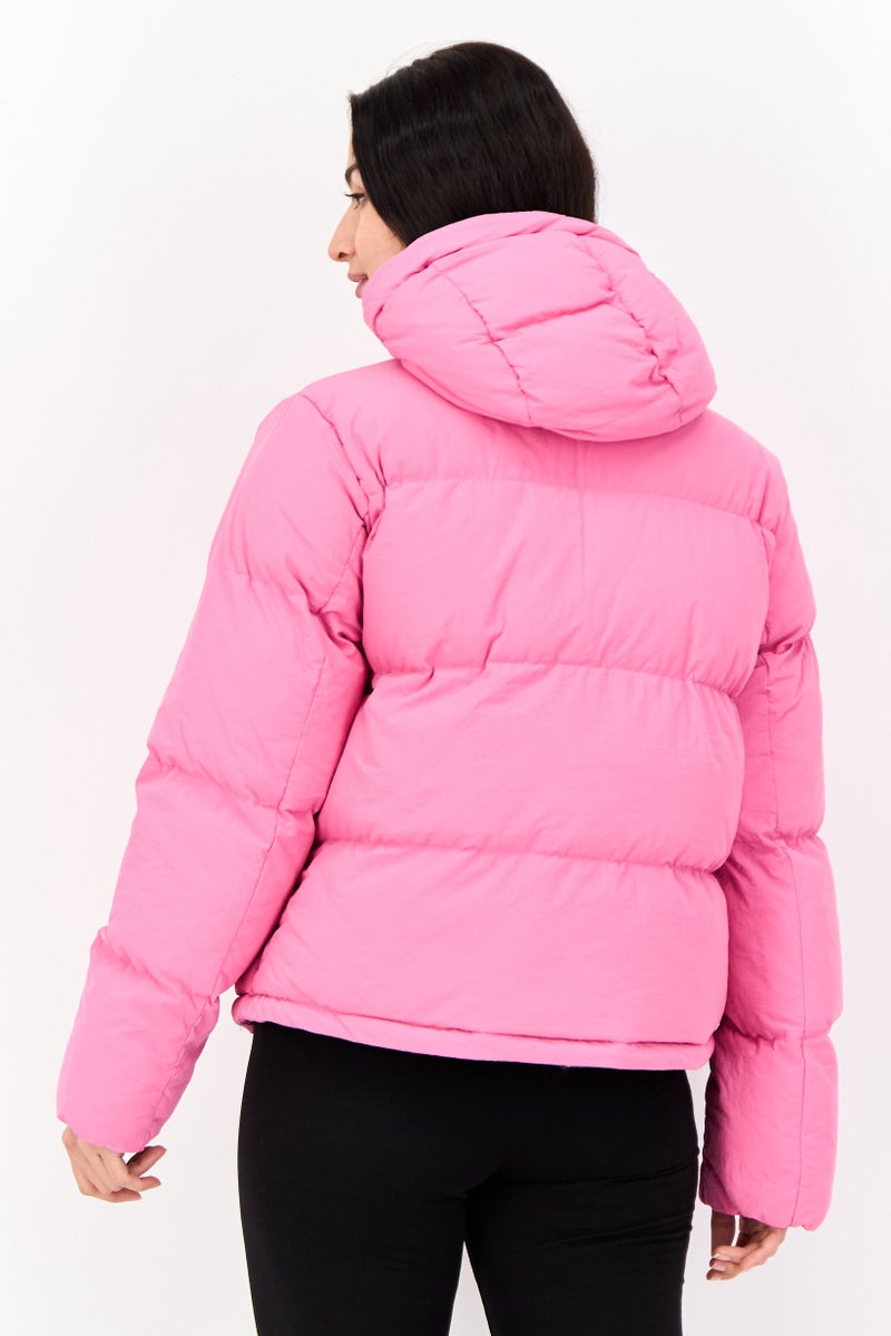 Champion Women Sportswear Fit Long Sleeve Outdoor Jacket, Pink - Image 4