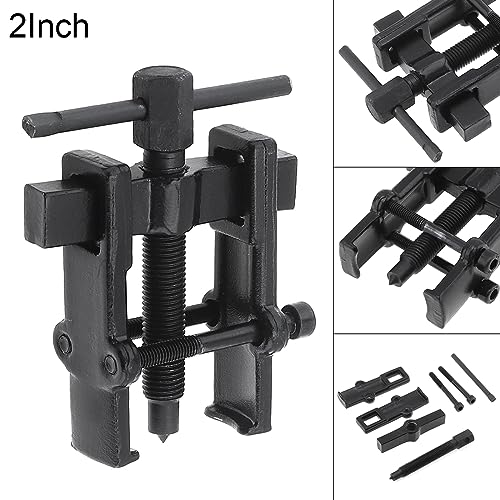 OriGlam أداة إزالة تروس محمل ذات فكّين قابلة للتعديل من أوريغلام، مجموعة إزالة مضخة من الفولاذ الكربوني بحجم 2 إنش للدراجات النارية (2 إنش) - Image 3