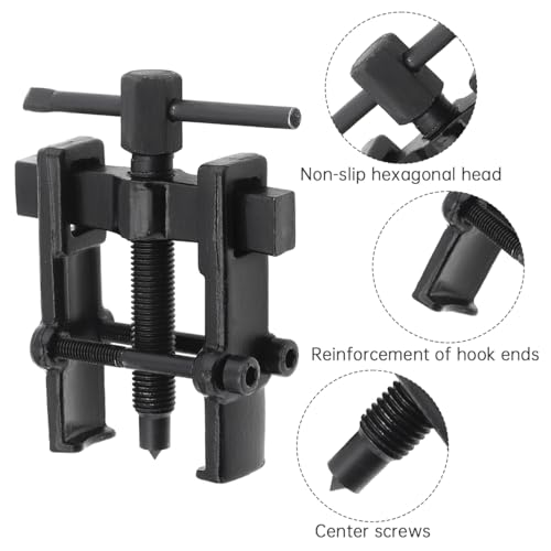 OriGlam أداة إزالة تروس محمل ذات فكّين قابلة للتعديل من أوريغلام، مجموعة إزالة مضخة من الفولاذ الكربوني بحجم 2 إنش للدراجات النارية (2 إنش) - Image 4