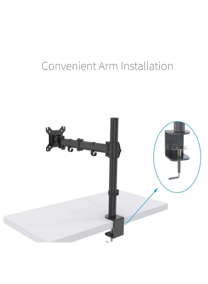 Flexible LCD Monitor Stand: Height Adjustable and Supports 17.6 lbs for Optimal Viewing - Image 2