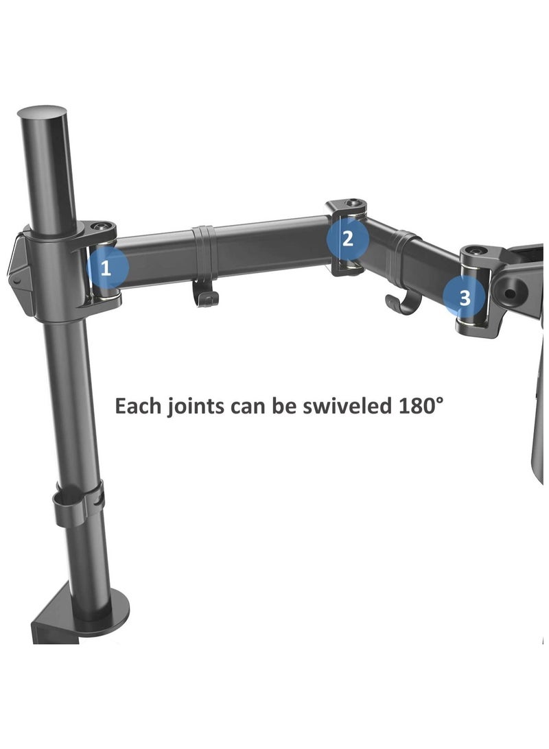 Flexible LCD Monitor Stand: Height Adjustable and Supports 17.6 lbs for Optimal Viewing - Image 5