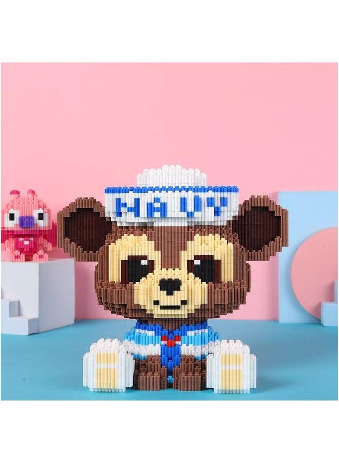 DUZ Series Building Blocks Toy Micro Particle Diamond Blocks-Color:8815 Backpack Star Dailou  - Image 4