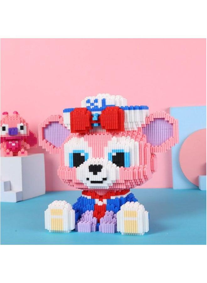 DUZ Series Building Blocks Toy Micro Particle Diamond Blocks-Color:8815 Backpack Star Dailou  - Image 3