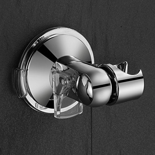 Hotel Spa HotelSpa Universal Angle-Adjustable Hand Shower Wall Bracket for Easy Reach/Perfect Angle Fits Any Shower! Patented Push-Lock Provides Superior Suction Power. Self-Adhesive Slide-in Holder Included - Image 5