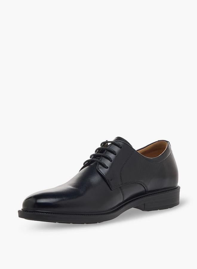 DUCHINI Men Lace-Up Leather Derby Shoes - Image 4