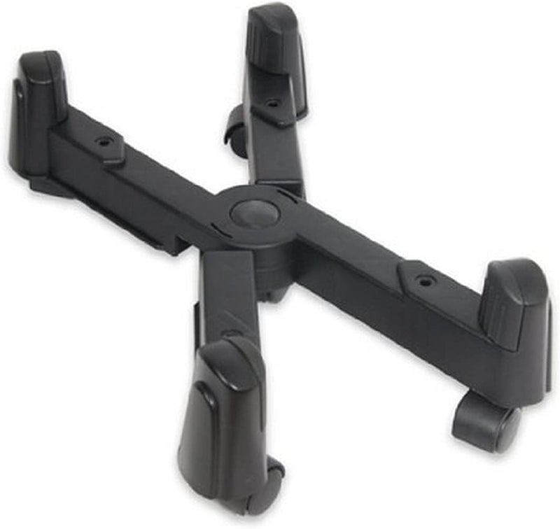 Syba Mobile Desktop Tower Computer Floor Stand Rolling Caster Wheels and Adjustable Width from 6 to 10 Inches - Image 1