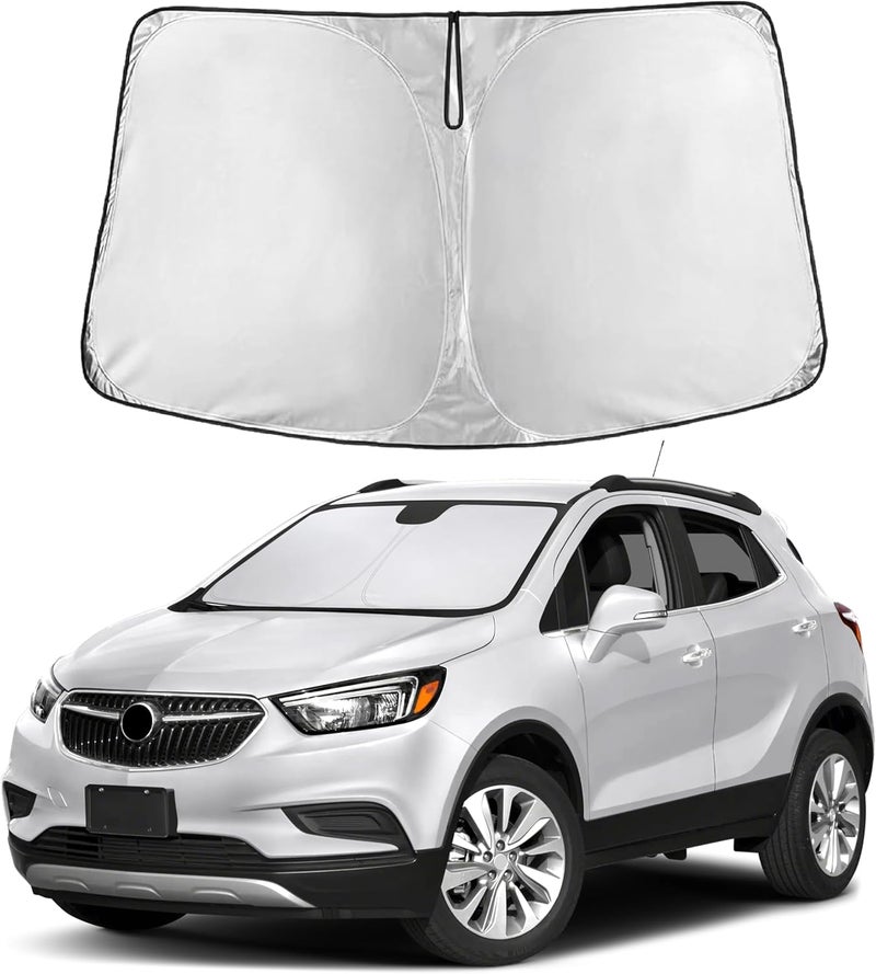 EcoNour Windshield Sunshade for Buick Encore 2013-2017 2018 2019, Sun Visor for Front Windshield & Window Sun Shade Cover, UV Heat Blocker & Protector, Car Accessories - Image 1