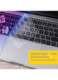 Suitable For Apple Notebook Keyboard Film Macbook Air13 Computer Keyboard Stick M2PRO16/14 Film 11/15-Color:TPU Ultra-thin Transparent Keyboard Film-Dimensions:21 PRO14 Inch  With Packaging