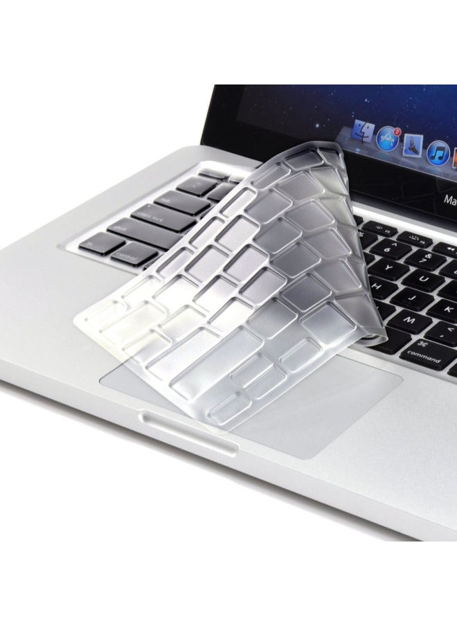 Generic - Suitable For Apple Notebook Keyboard Film Macbook Air13 Computer Keyboard Stick M2PRO16/14 Film 11/15-Color:TPU Ultra-thin Transparent Keyboard Film-Dimensions:21 PRO14 Inch  With Packaging - Image 1