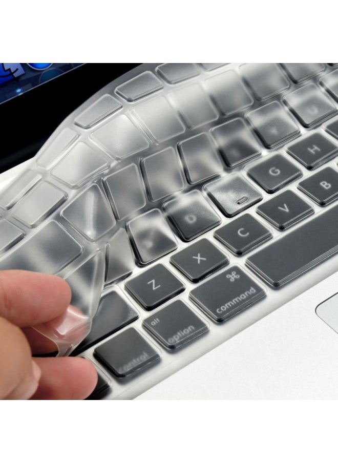 Generic - Suitable For Apple Notebook Keyboard Film Macbook Air13 Computer Keyboard Stick M2PRO16/14 Film 11/15-Color:TPU Ultra-thin Transparent Keyboard Film-Dimensions:21 PRO14 Inch  With Packaging - Image 1