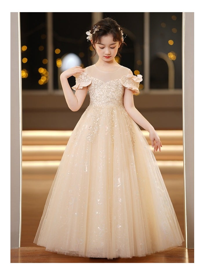 KUYING - New Children's Long Mid Dress - Image 1