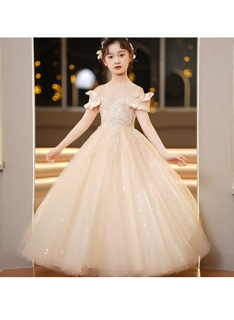 KUYING - New Children's Long Mid Dress - Image 1
