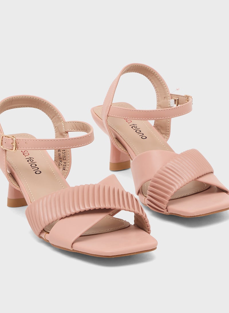 إس دي. فيلانو صندل بكعب متوسط - Image 4