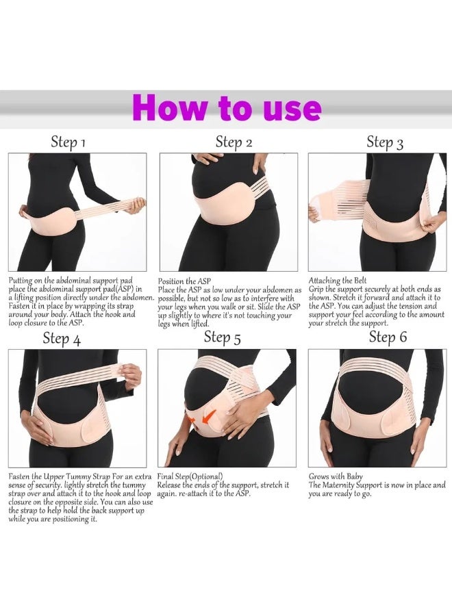 حزام طبي لدعم الظهر والبطن للحامل - Image 4