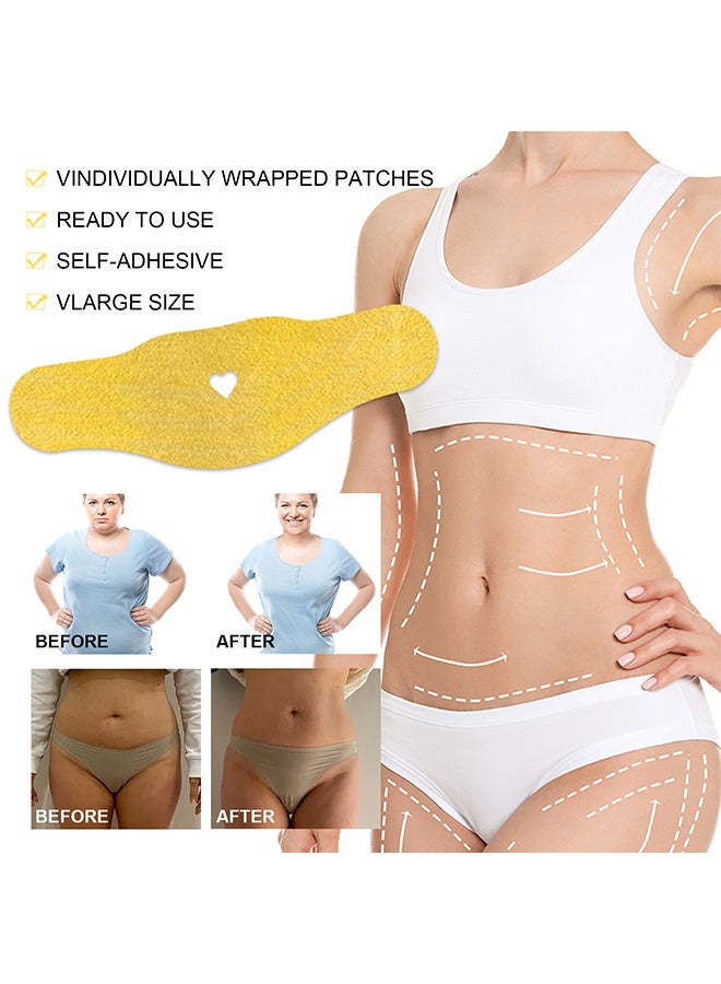 إيلهو 4 رقع لتشكيل ونغم الجسم، رقعة للتنحيف، رقعة لفقدان الوزن، تعزز حرق الدهون على البطن، تشد الخصر، مضادة للسيلوليت، تدعم فقدان الوزن السريع، رقعة نحيفة للصرة لحرق الدهون وفقدان الوزن لجمال الجسم، لتحديد القوام وشده - Image 2