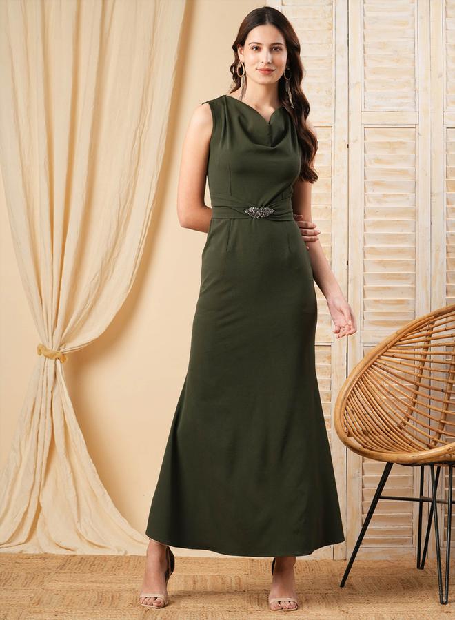 Mish Cowl Neck Maxi Dress  - Image 1