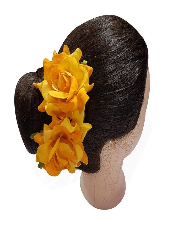 AASA Flower Hair Clips Hair Accessories for Women and Girls Hair Clips Set of 2Pcs - Image 3